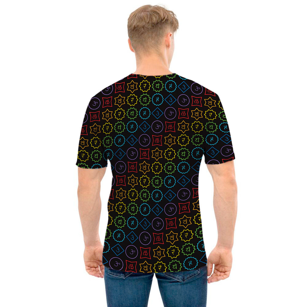 Reiki And The Seven Chakras Print Men's T-Shirt