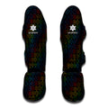 Reiki And The Seven Chakras Print Muay Thai Shin Guards
