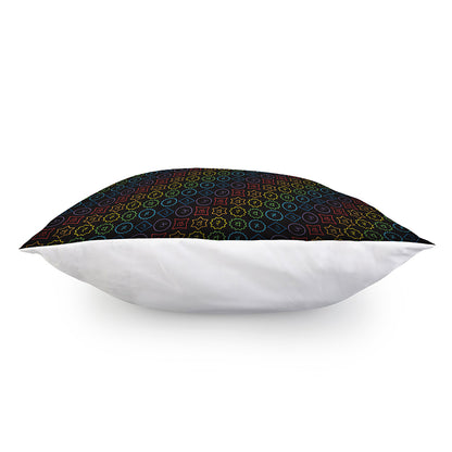 Reiki And The Seven Chakras Print Pillow Cover