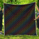 Reiki And The Seven Chakras Print Quilt