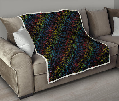 Reiki And The Seven Chakras Print Quilt