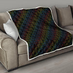 Reiki And The Seven Chakras Print Quilt