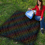 Reiki And The Seven Chakras Print Quilt
