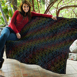 Reiki And The Seven Chakras Print Quilt