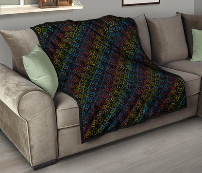 Reiki And The Seven Chakras Print Quilt