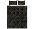 Reiki And The Seven Chakras Print Quilt Bed Set