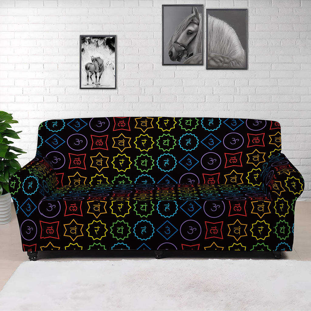 Reiki And The Seven Chakras Print Sofa Cover