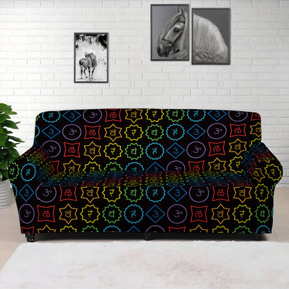 Reiki And The Seven Chakras Print Sofa Cover