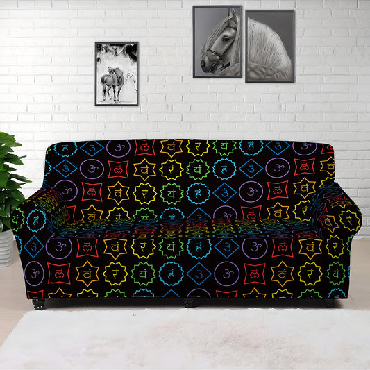 Reiki And The Seven Chakras Print Sofa Cover