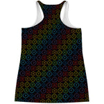Reiki And The Seven Chakras Print Women's Racerback Tank Top