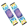 Reiki Chakra Flower Print Car Seat Belt Covers
