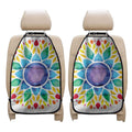 Reiki Chakra Flower Print Car Seat Organizers