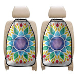 Reiki Chakra Flower Print Car Seat Organizers