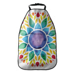 Reiki Chakra Flower Print Car Seat Organizers