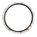 Reiki Chakra Flower Print Car Steering Wheel Cover