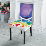 Reiki Chakra Flower Print Dining Chair Slipcover