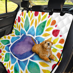 Reiki Chakra Flower Print Pet Car Back Seat Cover