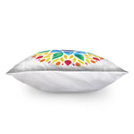 Reiki Chakra Flower Print Pillow Cover