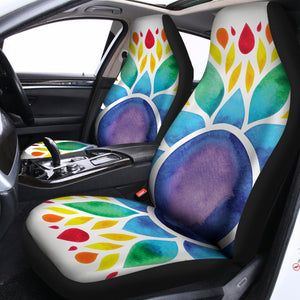 Reiki Chakra Flower Print Universal Fit Car Seat Covers