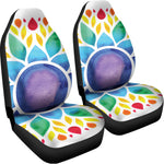 Reiki Chakra Flower Print Universal Fit Car Seat Covers