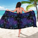 Reiki Energy Pattern Print Beach Sarong Wrap