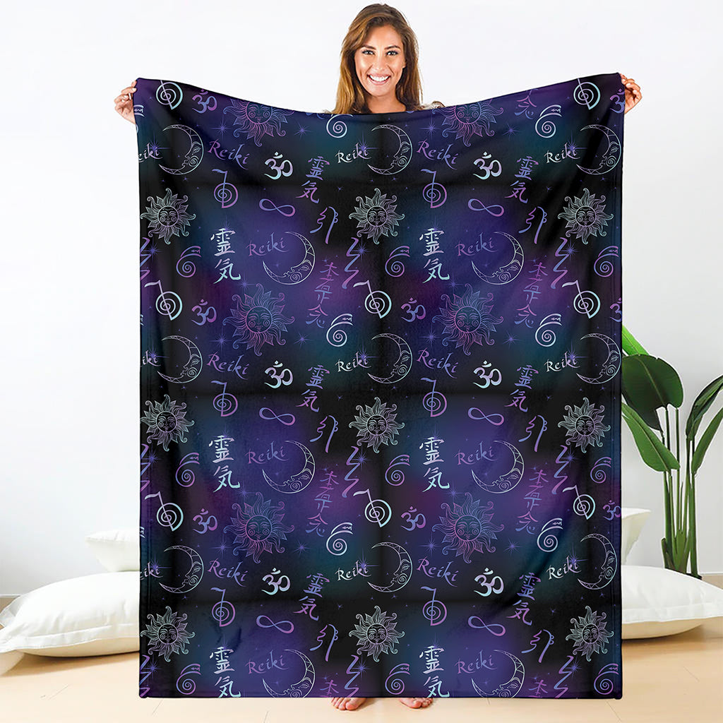 Reiki Energy Pattern Print Blanket