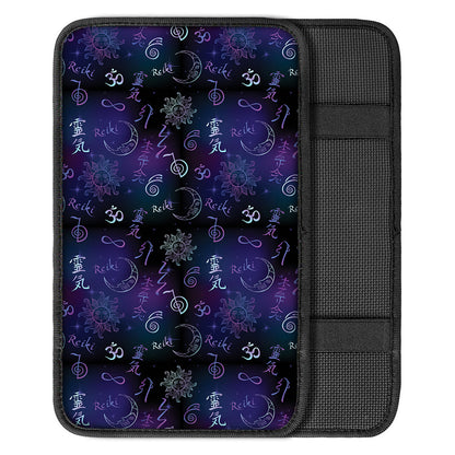Reiki Energy Pattern Print Car Center Console Cover