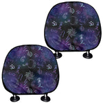 Reiki Energy Pattern Print Car Headrest Covers