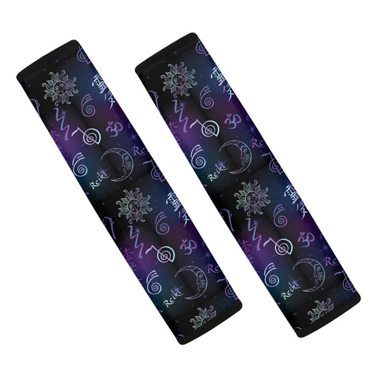 Reiki Energy Pattern Print Car Seat Belt Covers