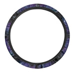 Reiki Energy Pattern Print Car Steering Wheel Cover