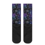Reiki Energy Pattern Print Crew Socks