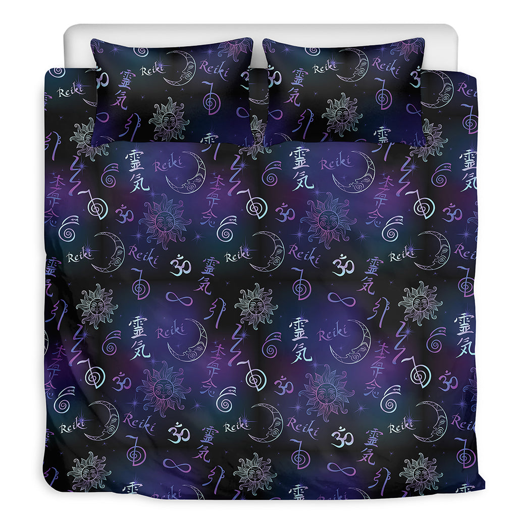 Reiki Energy Pattern Print Duvet Cover Bedding Set