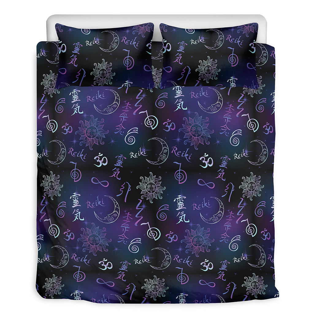 Reiki Energy Pattern Print Duvet Cover Bedding Set