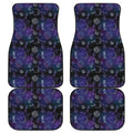 Reiki Energy Pattern Print Front and Back Car Floor Mats