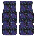 Reiki Energy Pattern Print Front and Back Car Floor Mats