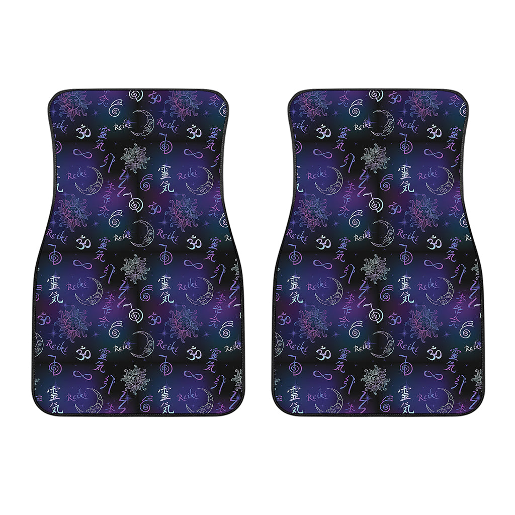 Reiki Energy Pattern Print Front Car Floor Mats