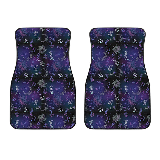 Reiki Energy Pattern Print Front Car Floor Mats