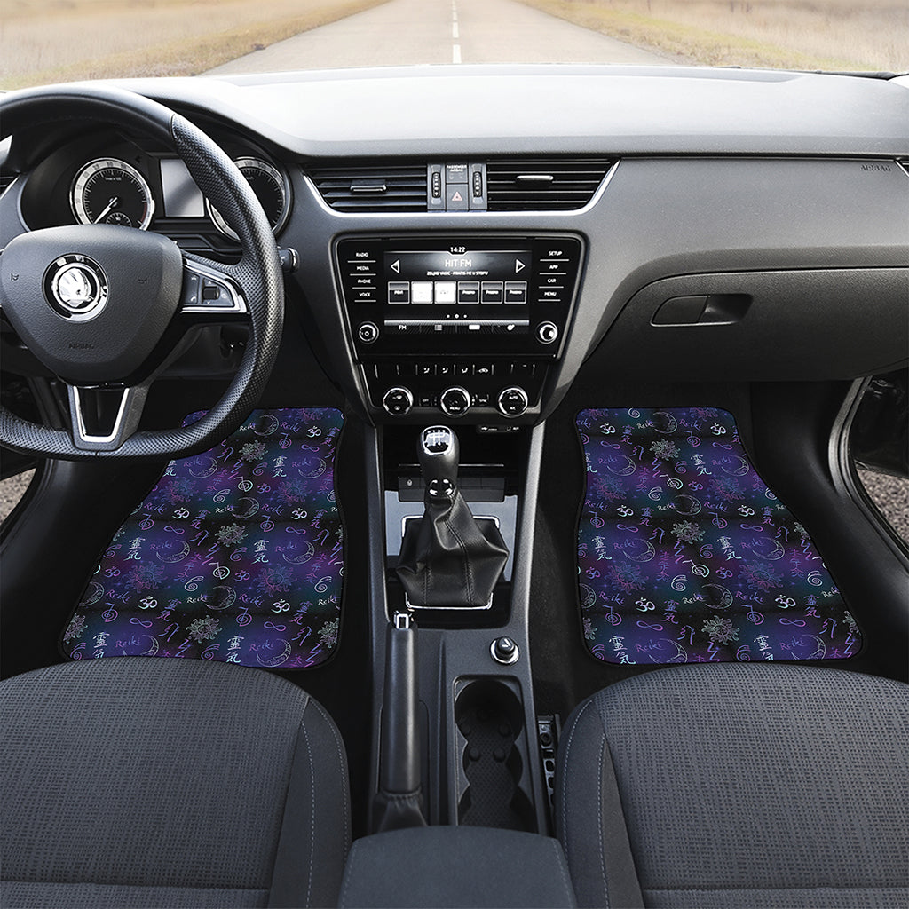 Reiki Energy Pattern Print Front Car Floor Mats
