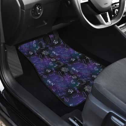 Reiki Energy Pattern Print Front Car Floor Mats