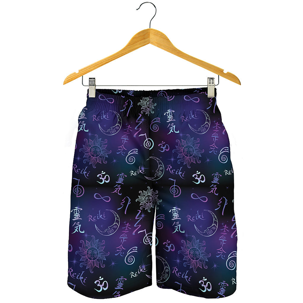 Reiki Energy Pattern Print Men's Shorts