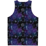 Reiki Energy Pattern Print Men's Tank Top
