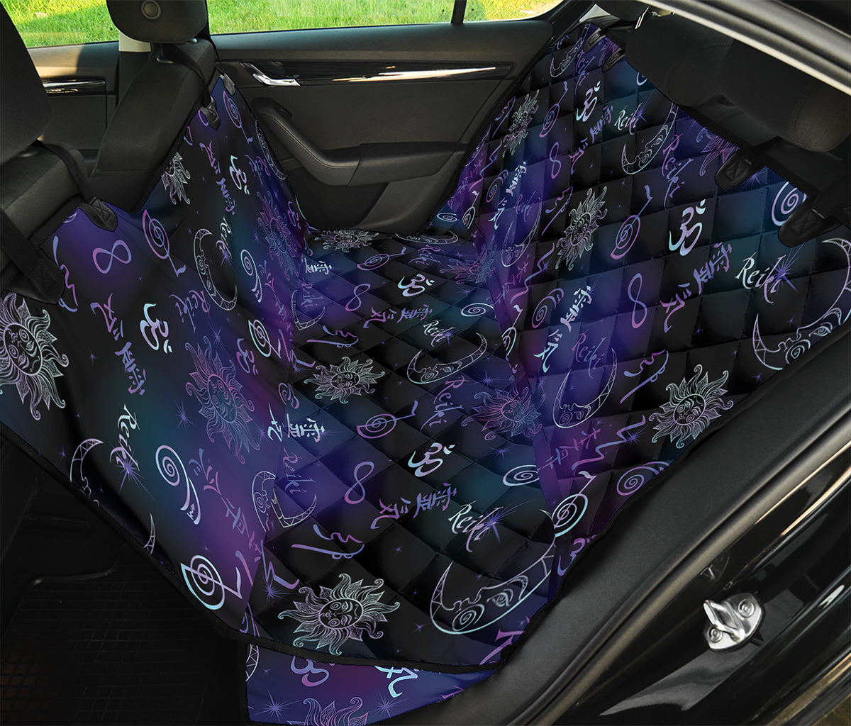 Reiki Energy Pattern Print Pet Car Back Seat Cover