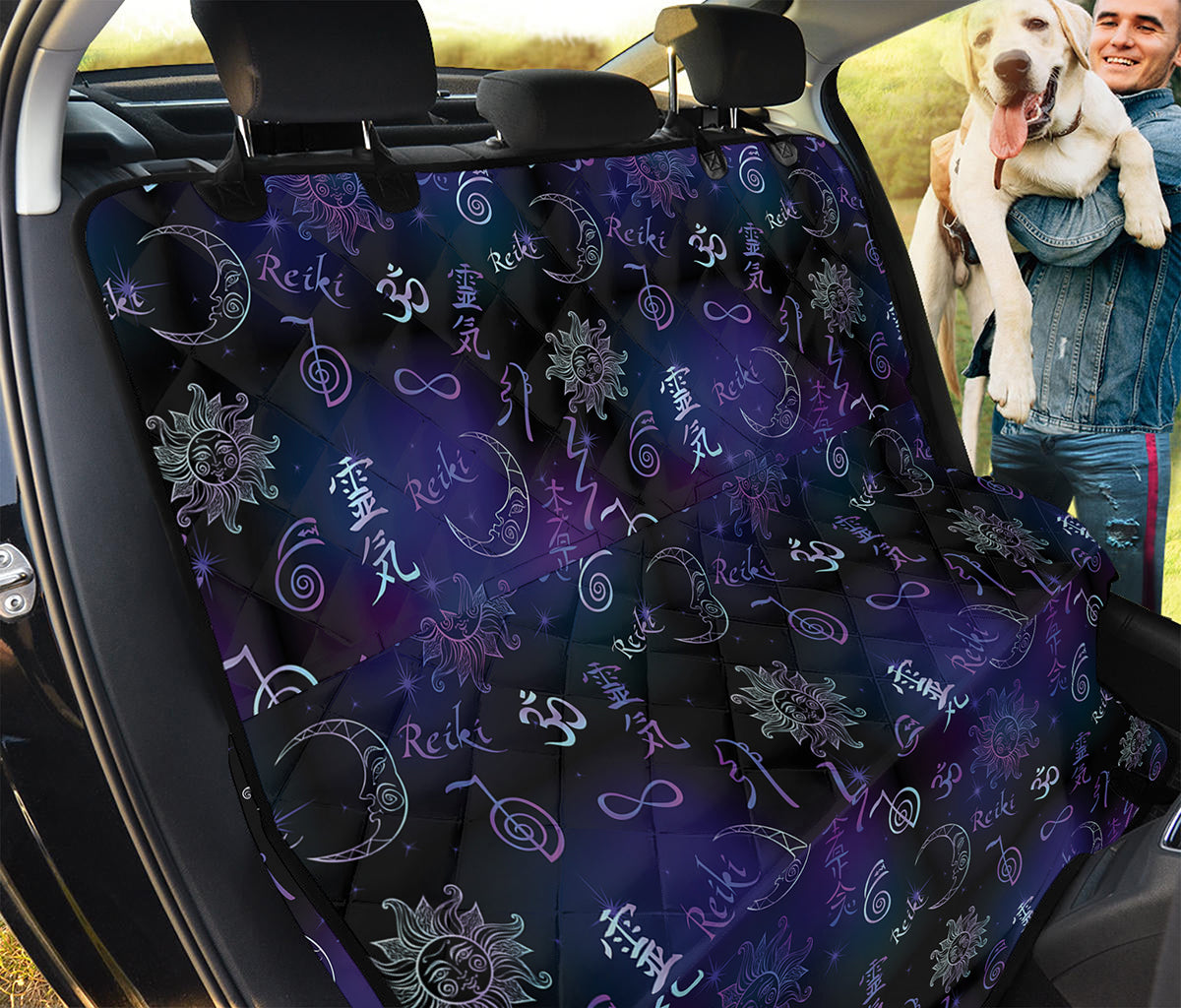 Reiki Energy Pattern Print Pet Car Back Seat Cover