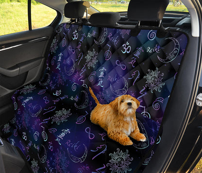 Reiki Energy Pattern Print Pet Car Back Seat Cover