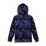 Reiki Energy Pattern Print Pullover Hoodie