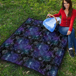 Reiki Energy Pattern Print Quilt