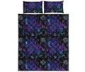 Reiki Energy Pattern Print Quilt Bed Set