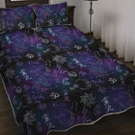 Reiki Energy Pattern Print Quilt Bed Set