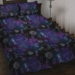 Reiki Energy Pattern Print Quilt Bed Set