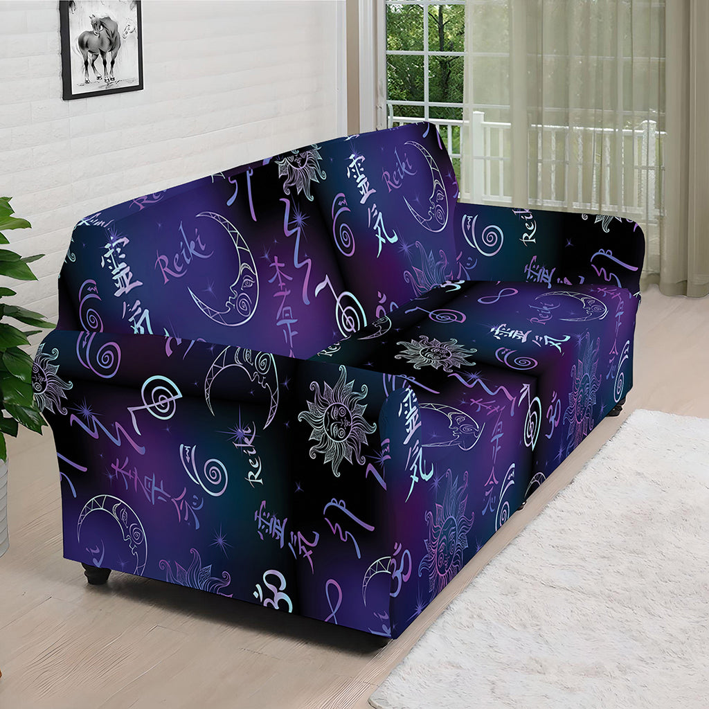 Reiki Energy Pattern Print Sofa Cover